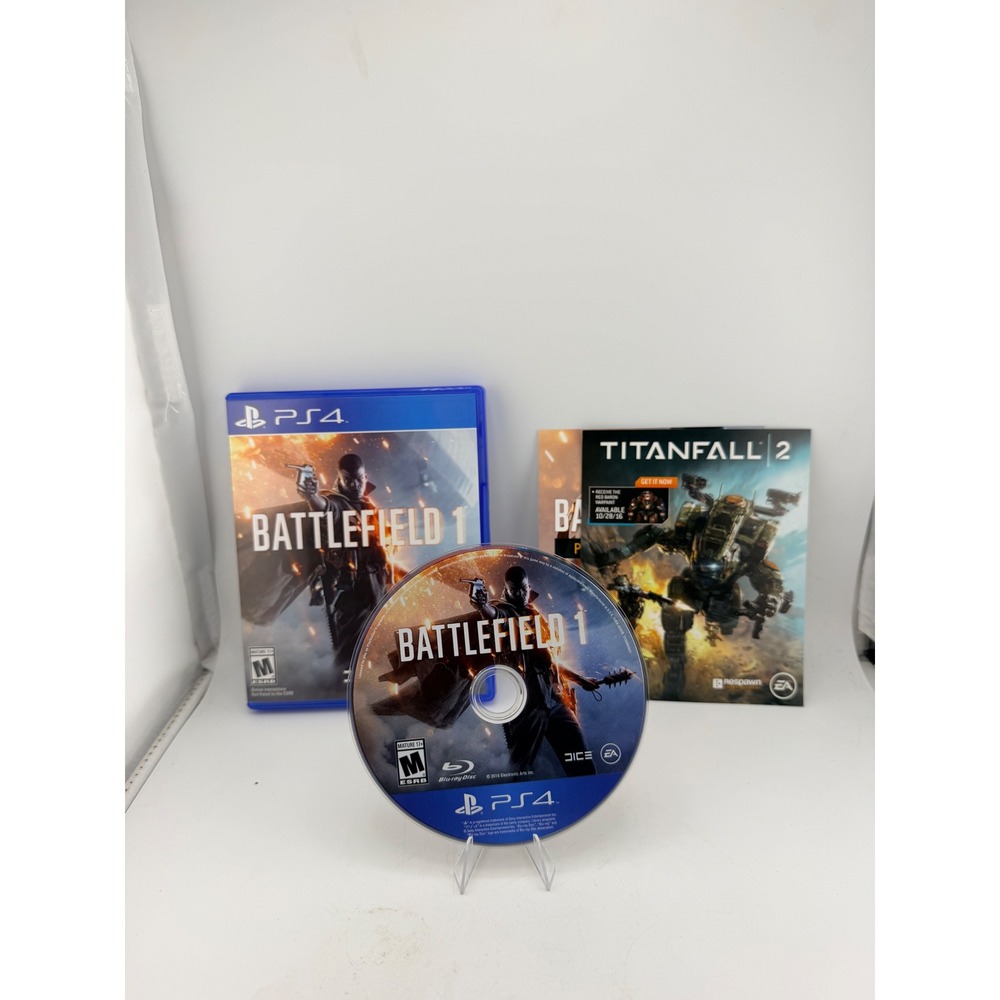 Battlefield 1 Sony PlayStation 4 PS4 Video Game 2016 CIB WWI‎ FPS EA DICE